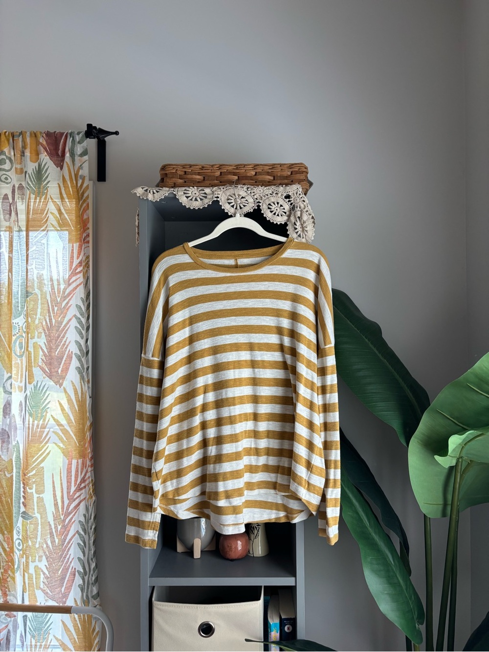 aerie real soft striped longsleeve tee